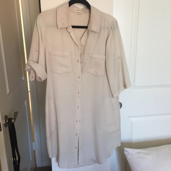 Shirtdress / Tunic in Blush | Cloth & Stone - Picture 4 of 6